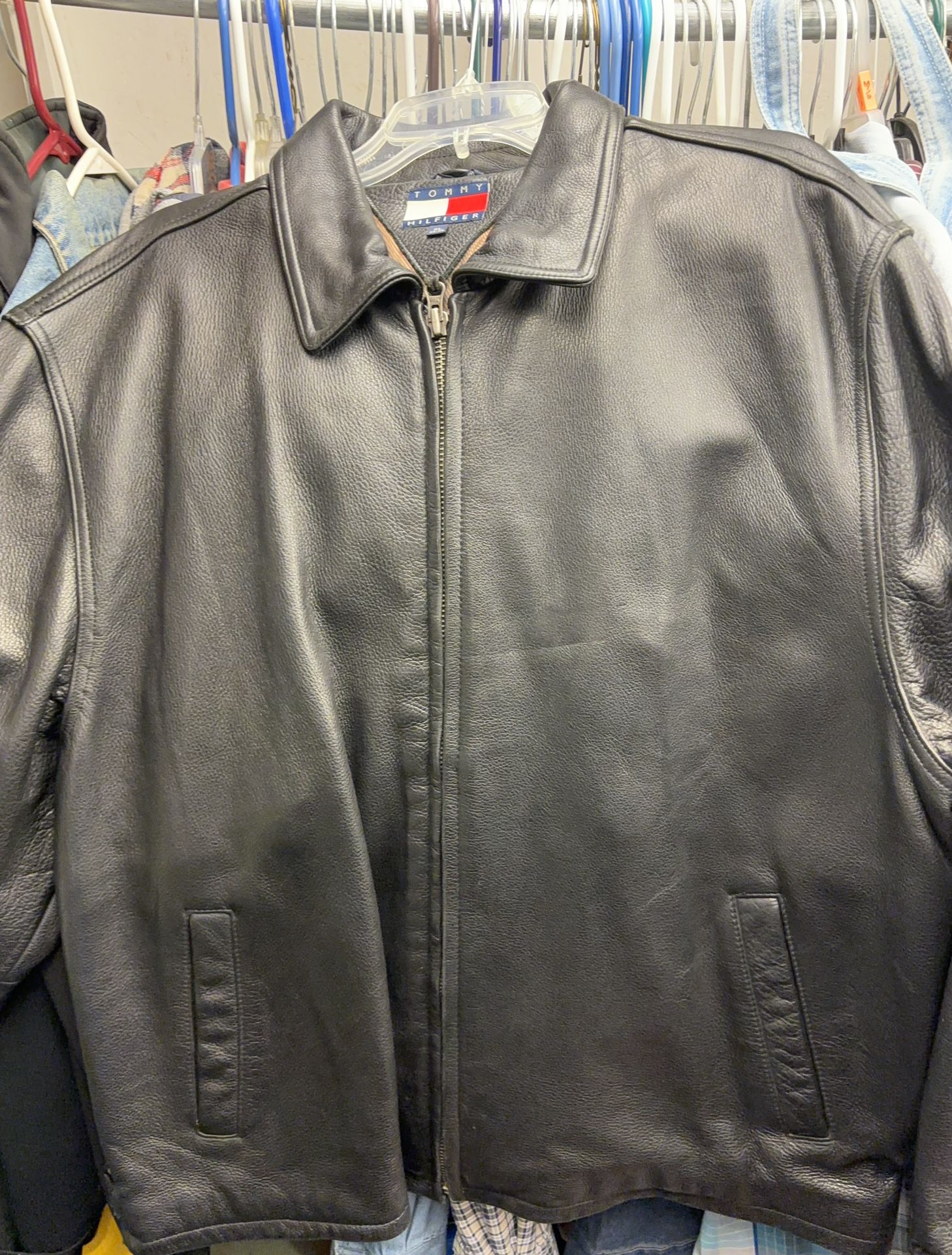 Heavy Leather Tommy Hilfiger Jacket 
