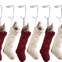 Durable Metal Mantel/Shelf Hangers/Christmas Stocking Hangers