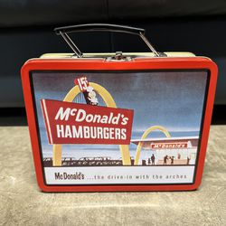 Collectible McDonald’s metal lunch box 