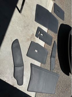 Tesla model Y trunk and seat back covers
