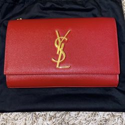 Yves Saint Laurent Kate Small Red Calfskin