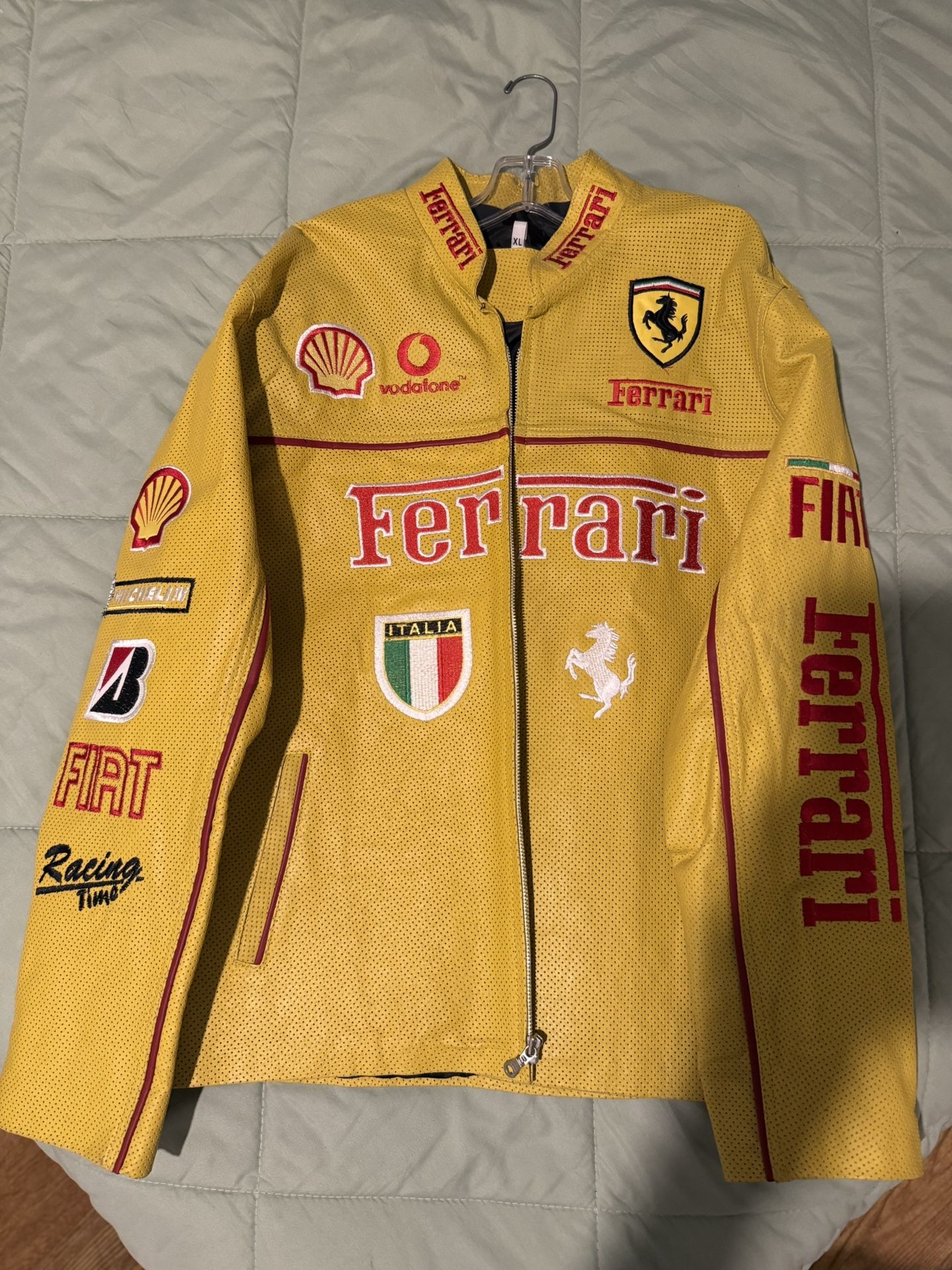 Leather Jacket Ferrari