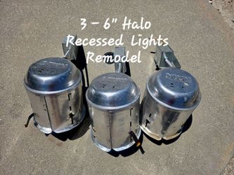 Halo 6-Inch Recessed Light Housings – Set of 3