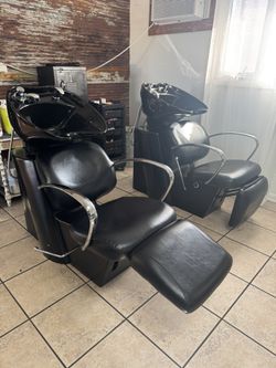 Salon Shampoo System  Bowl And Chair 