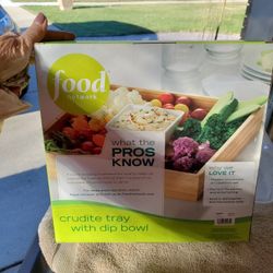 Food Network New Tray And Dip Bowl