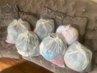 6 bolsas de ropa mixtiada