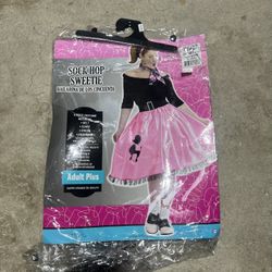 Sock Hop Plus Size Costume