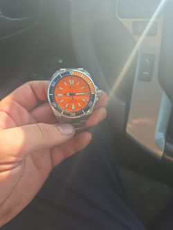 Seiko prospex orange samurai
