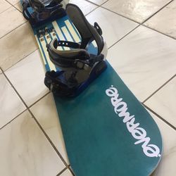 Rome 149 Rocker Hybrid Snowboard with Med. Bindings 