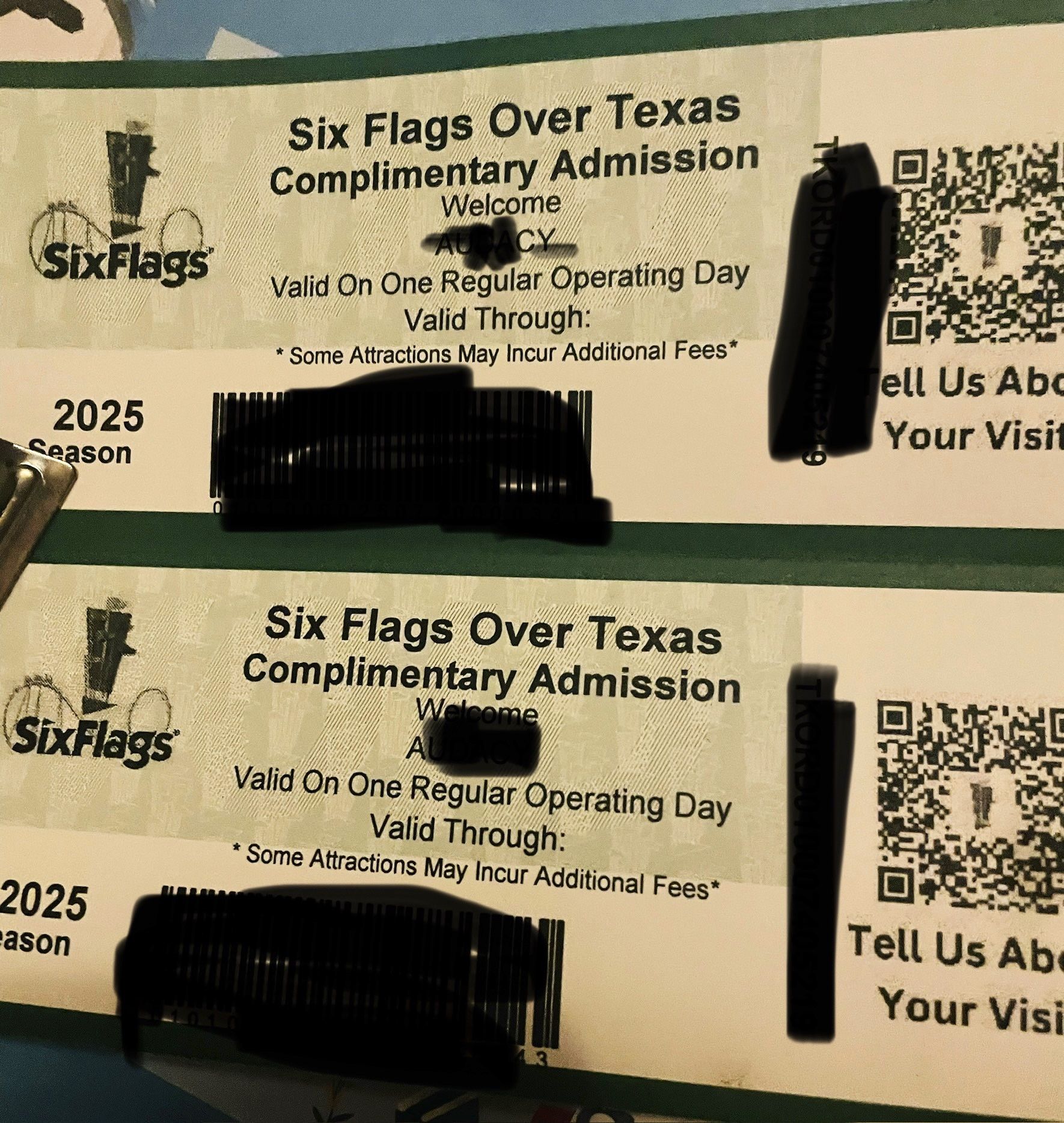 Six Flags Over Texas Tickets