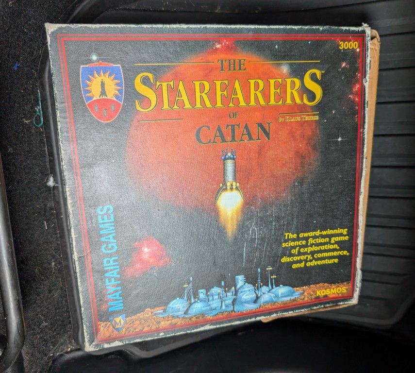 1ST EDITION The Starfarers Of Catan Board Game Mayfair Games 3000 VINTAGE RARE