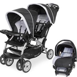 NEW! Double Stroller And Car Seat 