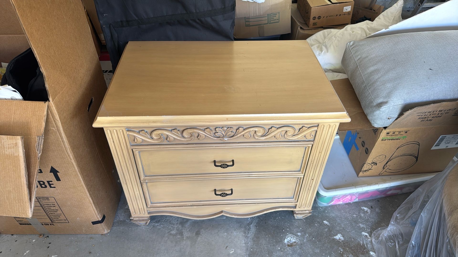 Armoire And Matching Nightstand
