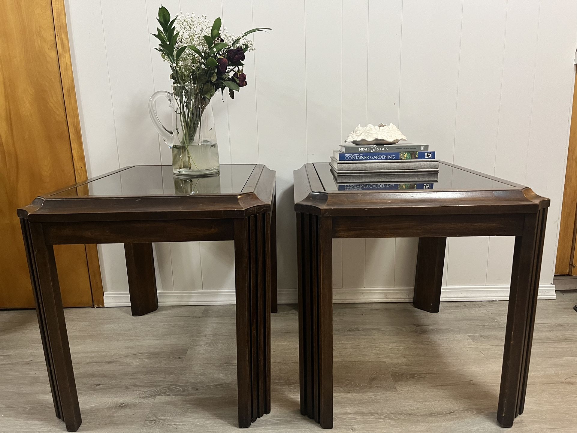 Two Twin End Tables