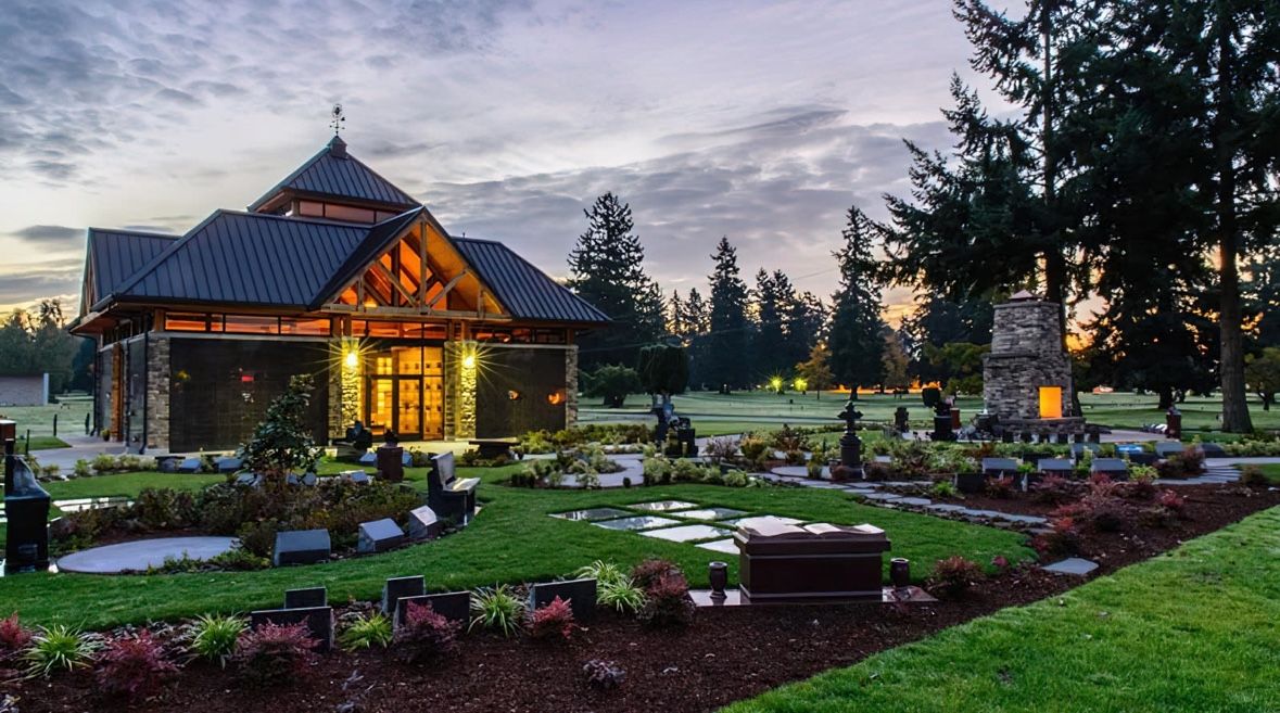 Cemetery Plot Cremation Niche for 2 Mount Rainier Mausoleum Mountain View Funeral Home