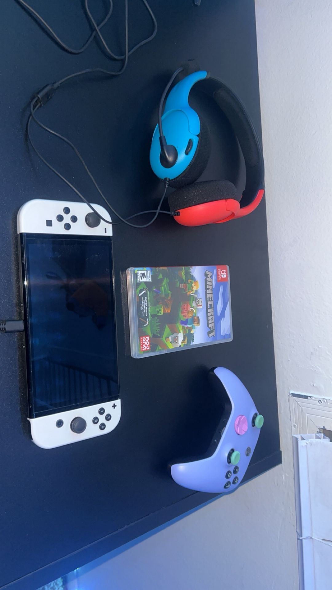 Nintendo Switch OLED, Mic And Wireless Candy Con Controller