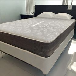 Queen Size Mattress 10 Inches Thick Also Available in Twin, Full, King Same Day Delivery 🚚 New From Factory With its Plastic