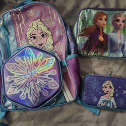 3 Piece Frozen Backpack