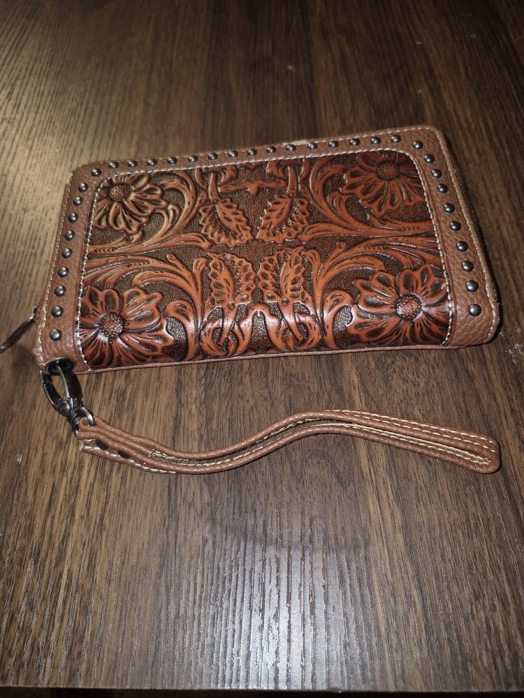 Leather Wristlet