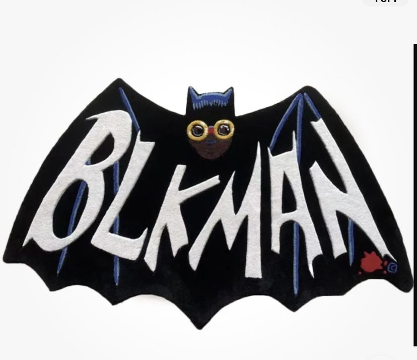 Hebru Brantley Art Rug Calling All Cars BLKMAN