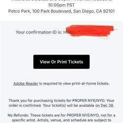 FNGRS PROPER ‘25 2 Day ga Ticket 