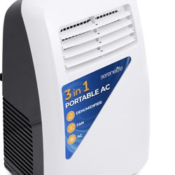 3-in-1 Portable Air Conditioner with Built-in Dehumidifier Function,Fan Mode