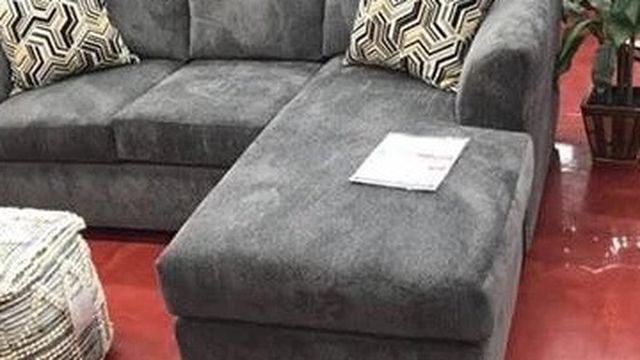 Nice Grey Couch With Chaise!