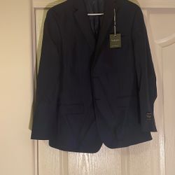 Men’s Vanheusen Suit Separate Blue Size 42 Regular