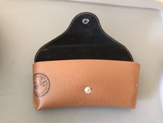 Ray- Ban brown leather case