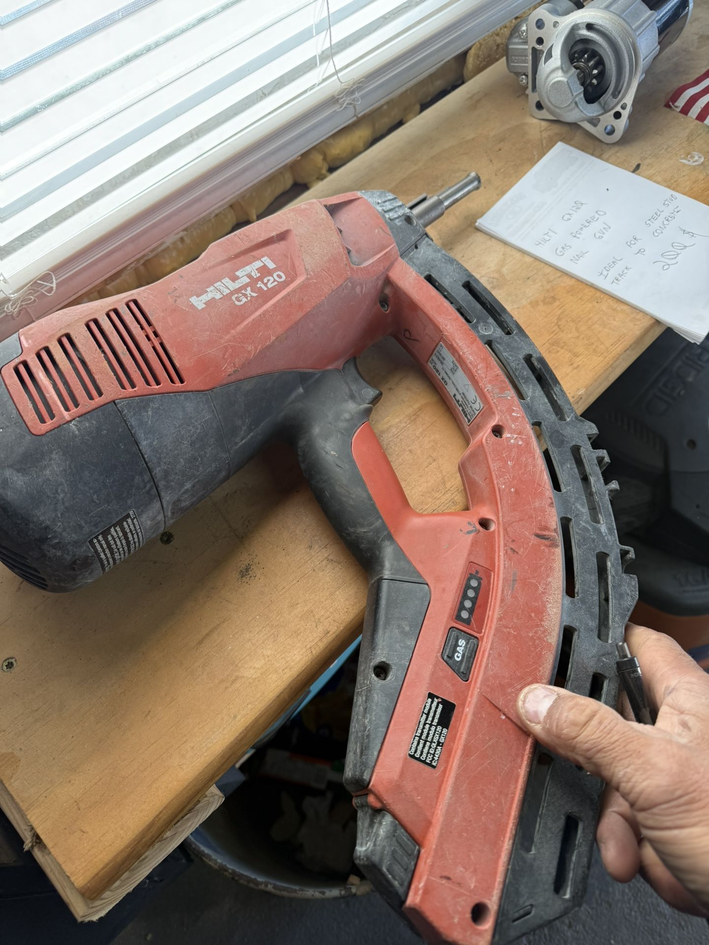 Hilti GX 120 Nail Hun