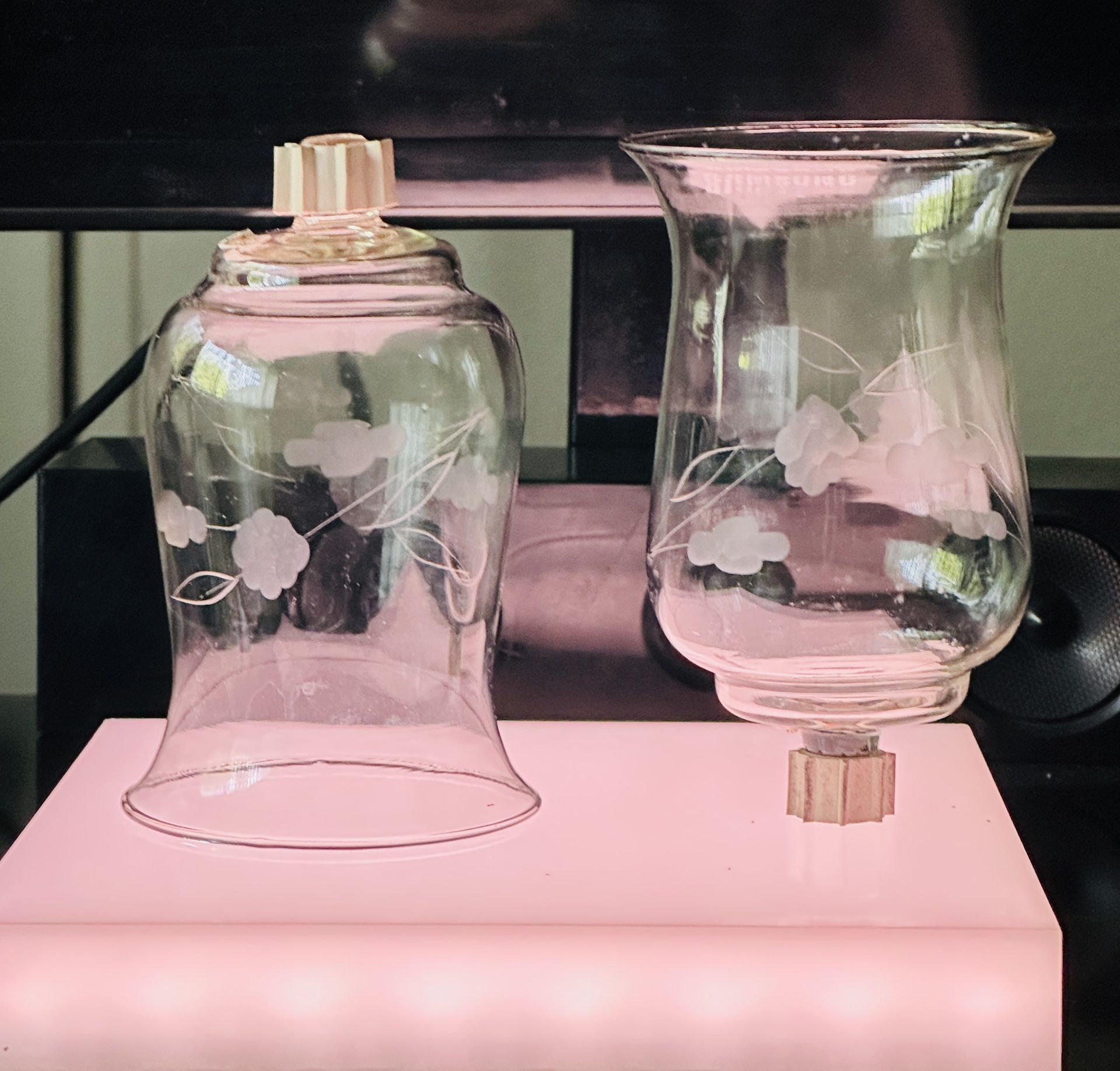 Home Interior Hurricane Style 2 Glass Votive