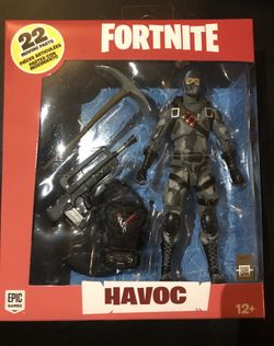 Fortnite Havoc Epic Games McFarlane Toys 7" Action Figure 22 Moving Parts