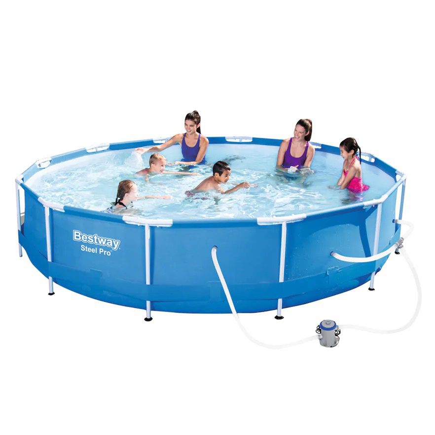 Bestway Steel Pro Max 12ft x 33 inch Inch Frame Above Ground Pool intex summer waves