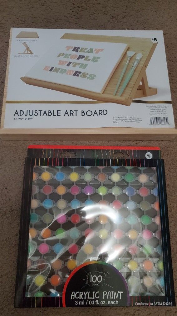 Paints And Desk Easel