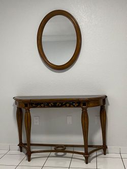 Living Room Table & Mirror