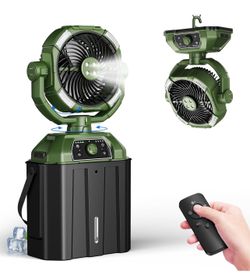 Misting fan with 7L bucket 90°Oscillating