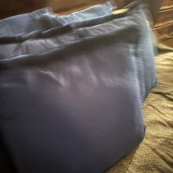 5 BLUE PILLOWS SET