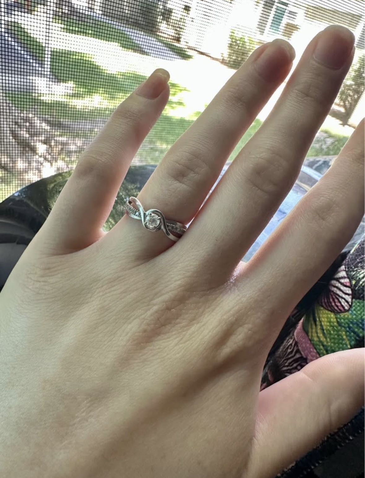 White Gold Engagement Ring by Kay
