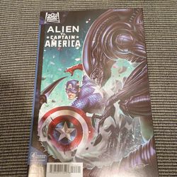 Alien Vs. Captain America #4 Mateus Manhanini Variant February  2026 Marvel