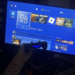 PS4 With Games And 30” Monitor 