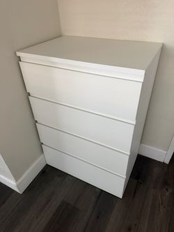 IKEA white 4 drawer dresser