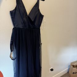 Lulus Medium Party Dress Navy Blue 