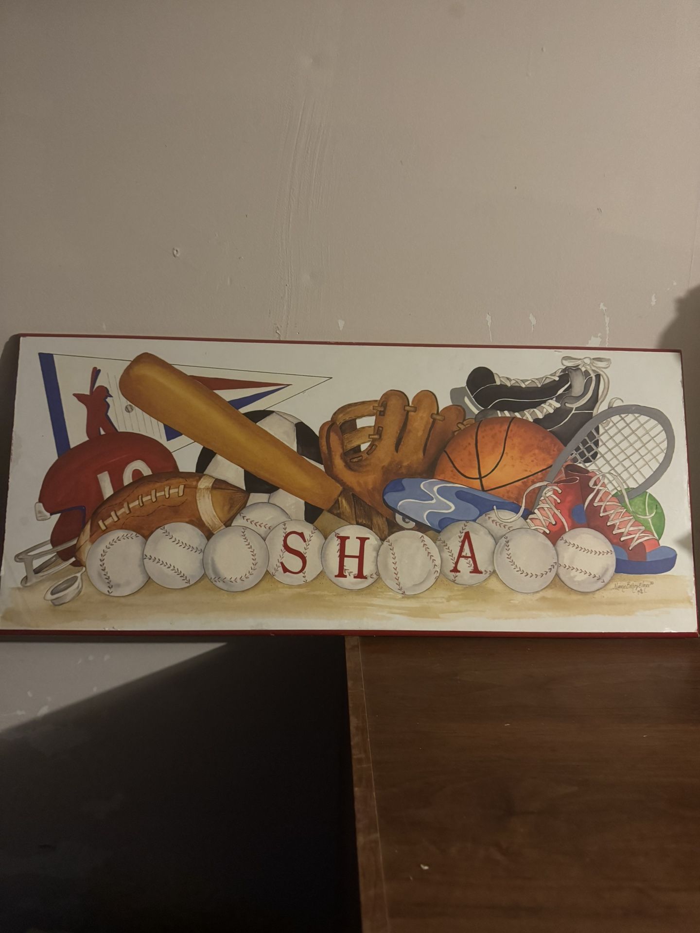 Sports-Themed Wall Art