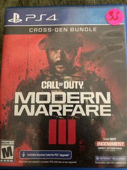 Call of Duty Modern Warfare III PS4 Cross-Gen Bundle