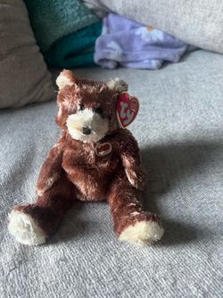 Ty Beanie Babies Old Timer Brown Bear Plush Beanbag Toy 2004 Vintage