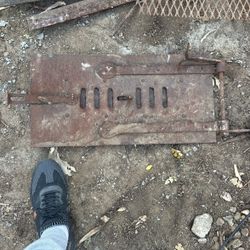 Cast Iron Insinorator Door 1930s