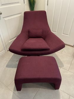 Swivel Lounge Chair With Ottoman Foot Rest