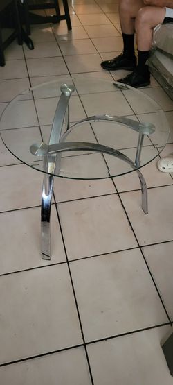 2 x Glass Tables