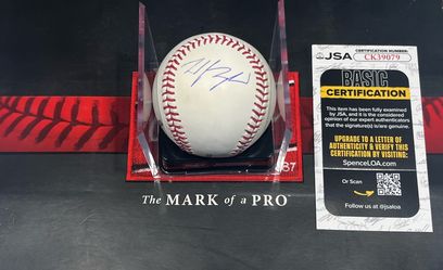 Wyatt Langford JSA Texas Rangers Autographed Baseball