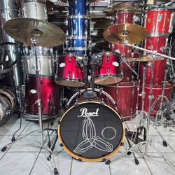 Pearl Vision Complete Drum Set 🥁  ! $480 Or Best Offer !!